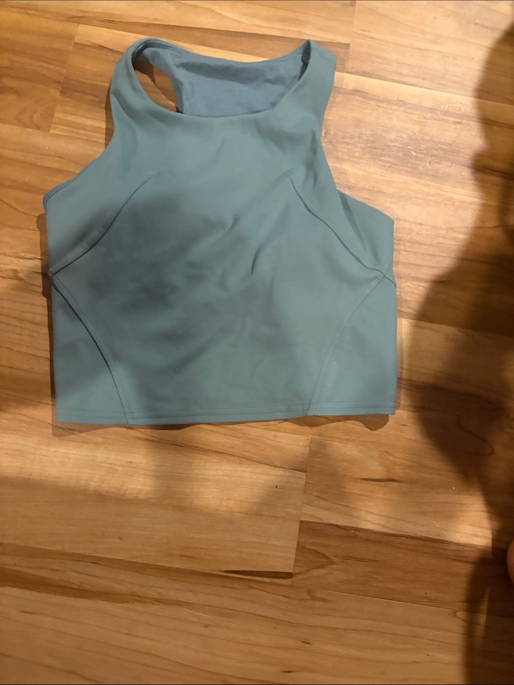 lululemon athletica Sage Green Racerback Crop Tank